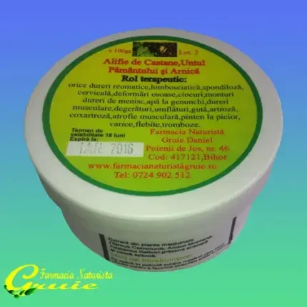Alifie de castane, untul pamantului si arnica